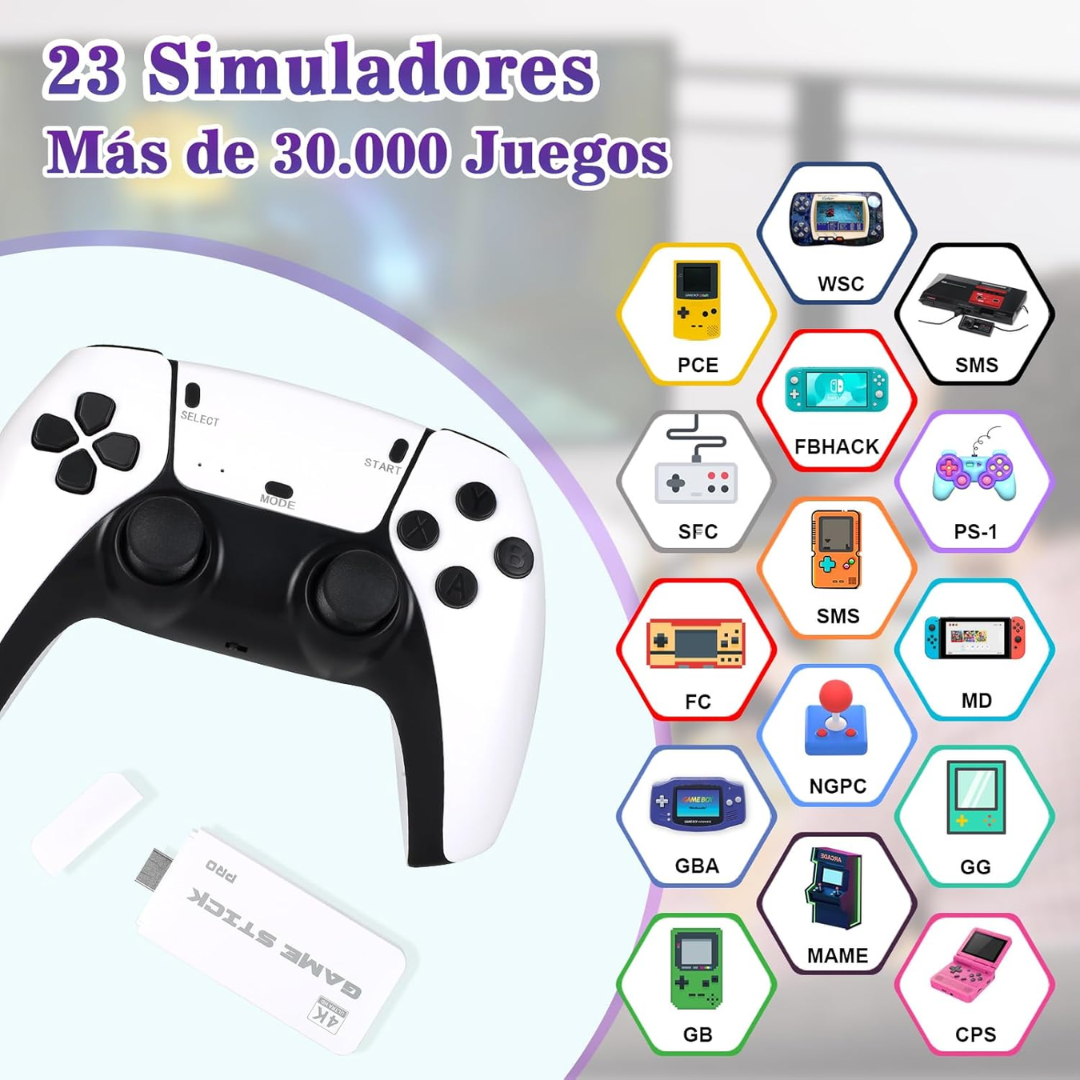 Consola Retro con 30,000 Juegos Clásicos