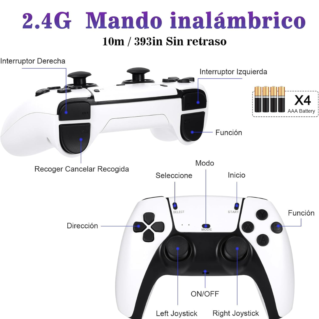 Consola Retro con 30,000 Juegos Clásicos